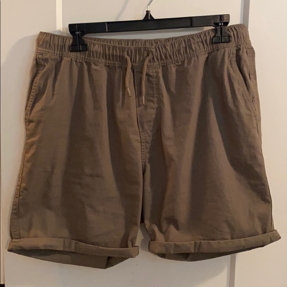H&M Army Green Drawstring Shorts, Small!